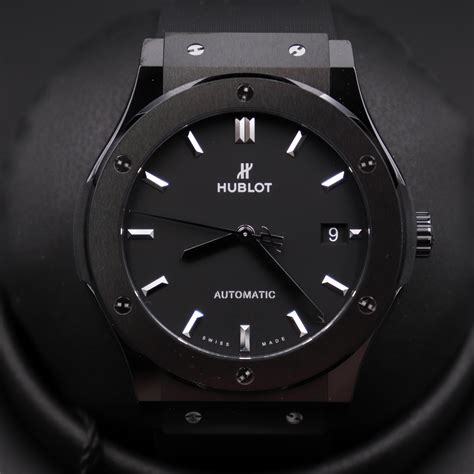 hublot classic fusion black red leather band|Hublot Classic Fusion Collection .